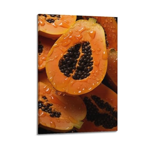 Papier peint mural moderne design fruits 50 x 75 cm pour déco salon tendance