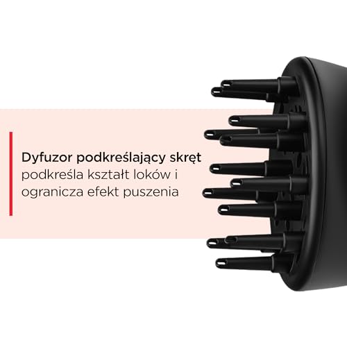 Revlon Airflow Control Dryer || Compact Dryer with Rotating Built-in Concentrator and Curl-Enhancing Diffuser, 2000W || RVDR5320