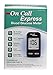 On Call Express Diabetes Testing Kit- Blood Glucose Meter, 10 Blood Test Strips, 1 Lancing Device, 30g Lancets, Control Solution, Carrying Case, Log Book, Black