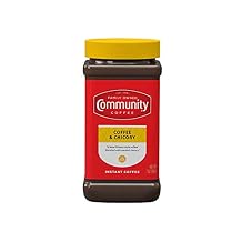 Community Coffee and Chicory Medium Dark Roast Premium Instant 7 Oz Jar, Full Body Rich Flavorful Taste, 100% Select Arabica BeansPack of 1