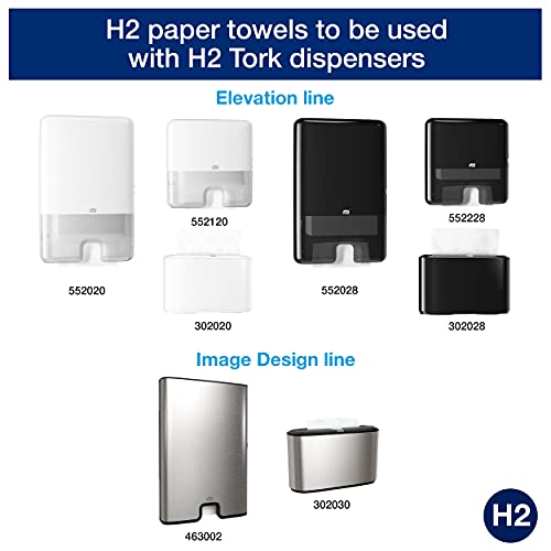 Tork Multifold Hand Towel White H2, Universal, 100% Recycled Fibers, 16 X 250 Towels, Mb540A #TOP2