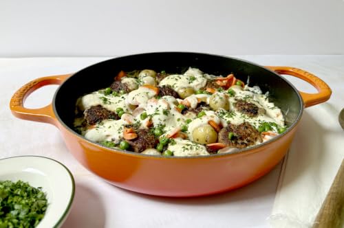 Image of Le Creuset Enameled Cast Iron Signature Everyday Pan, 11 inch, Nectar