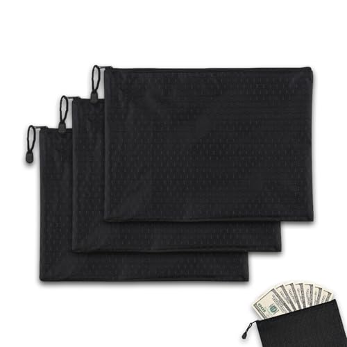 3 Stück Oxford Dokumententasche,Schwarz Wasserdichte...