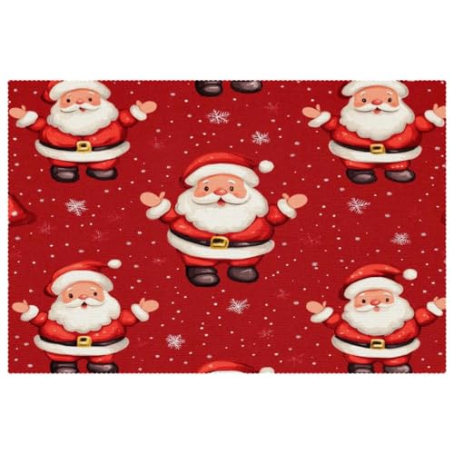 Set de table Noël résistant chaleur pour repas de fête