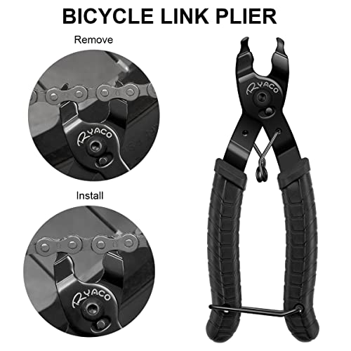 Ryaco Set de Herramientas para Cadena de Bicicleta, Kit Profesional para Reparar Eslabones de Cadena miniatura 2