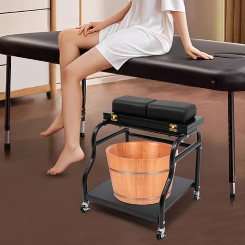 Carrito para Pedicure con Respaldo Ajustable y Ruedas miniatura 5