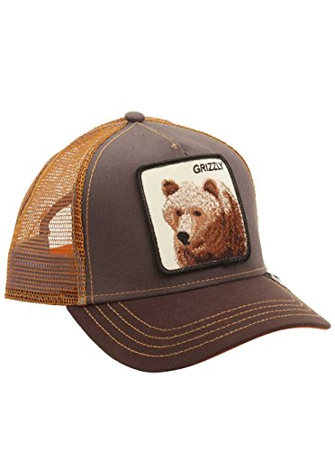 Goorin Bros. Grizzly Bear Trucker - Gorra de béisbol, color marrón