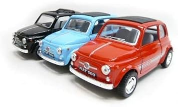 Amazon 1 24 フィアット 500 3台セット Fiat ルパン愛用車 ミニカー ミニカー ダイキャストカー ホビー