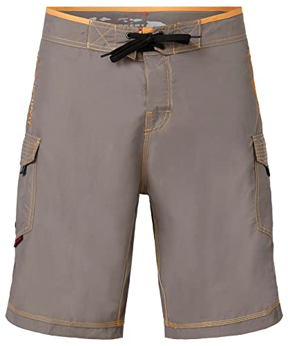 Maui Rippers Men’s Board Shorts - Octo Tako | Triple Stitch Quick Dry Men’s Swim Trunks (36, Grey) #TOP6