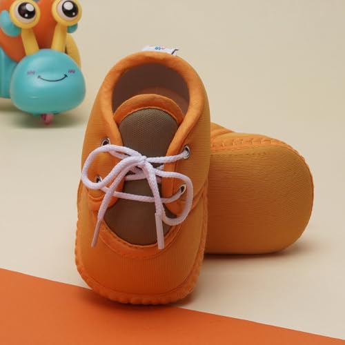 Image of Neska Moda 6 To 12 Months Baby Boys & Baby Girls Cute Soft Cotton Pre-Walker Lace Booties-BT4713