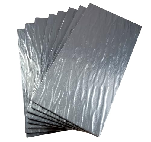 XUANINY 64-Piece Peel and Stick Metal Backsplash Tiles, Self Adhesive