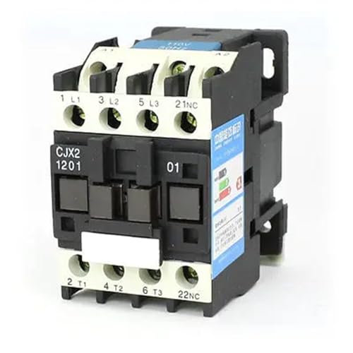 Contactor CA CJX2-1201 110V para solucionar caídas de línea en motores 12A