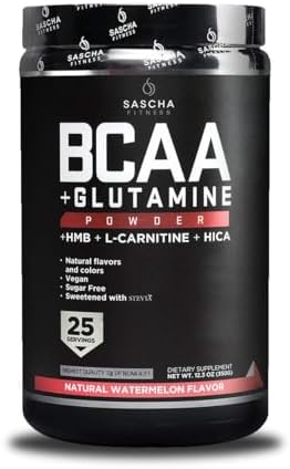 SASCHA FITNESS BCAA 4:1:1 + Glutamine,HMB,L-Carnitine,HICA | Powe...