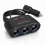 Multipresa Accendisigari 12 V/24 V 120 W, caricatore USB C per auto