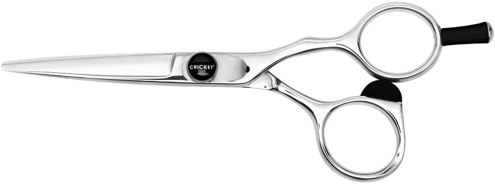 Cricket S1 Pro Series 500 5 inch Haircut Shears, Stylist Barber Salon Tools, Hair Cutting Scissors Professional, Convex Edge, Swedish Steel Hair Scissors Professional for Women and Men