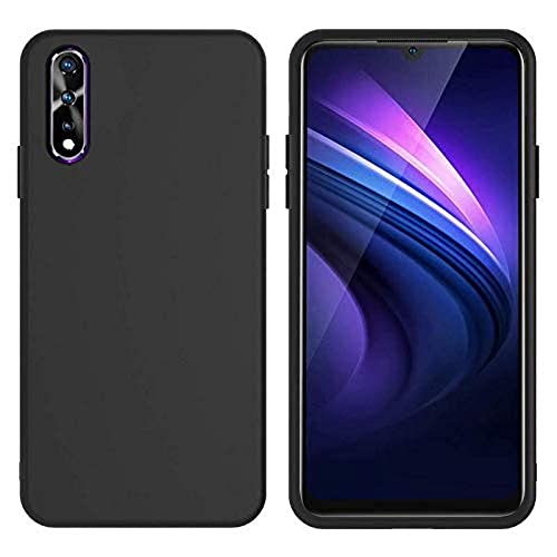 Image of Mobile Back Cover Case for Vivo Z1X (Silicone Case|CameraProtection|Black SC1510)