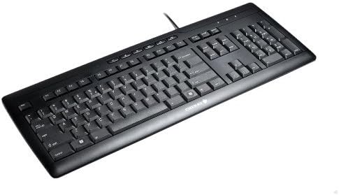Cherry eVolution STREAM XT Corded Multimedia Keyboard - PS/2, USB - 104 Keys - Black - English (US)