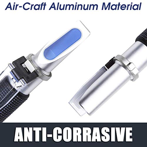 Smartsmith Beerbrew Brix Refractometer For Homebrew Beer Wort, Smartsmith Dual Scale Automatic Temperature Compensation 0-32% Specific Gravity Hydrometer With Atc #TOP4