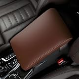 ZTIUR アームレストカバー に適用 レクサスLBX令和5年12月〜現行 車用アームレスト レザー素材 耐汚れ 滑り止め 耐磨耐刮 車肘置き アームレスト 車 疲労軽減 カー用品 簡単取り付け 四季通用(浅い茶)