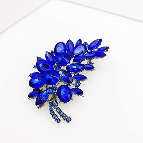 Laxpicol Vintage Green Austrian Crystal Flower - Image 2