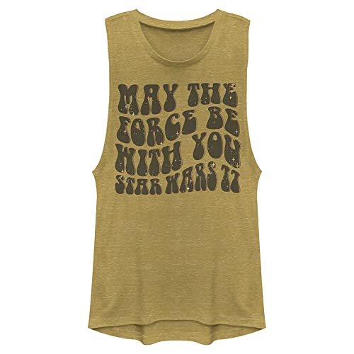 Camisa Star Wars Force para mujer con diseño vintage de manga corta