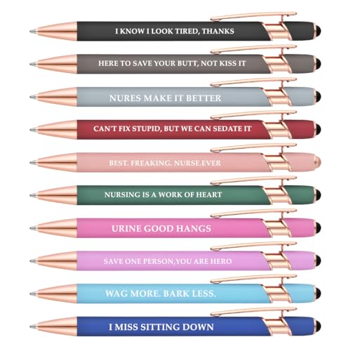 Stylos fantaisie amusants au bureau pour égayer le quotidien des infirmières