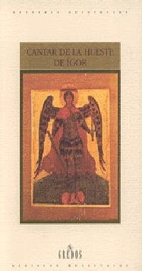 Cantar de la hueste de Igor livre bilingue espagnol anglais de cette épopée slave