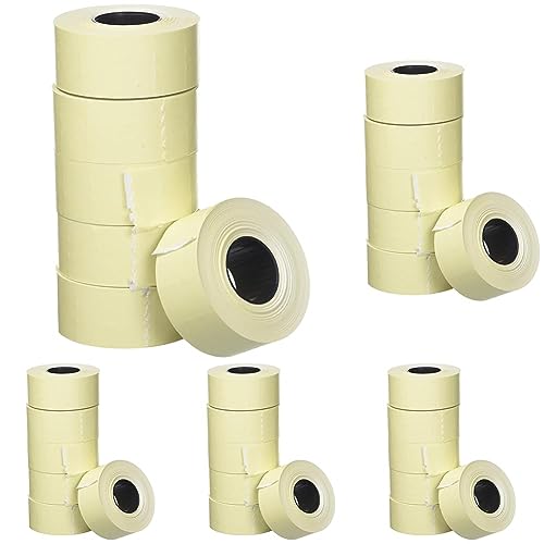 Rouleaux pour étiqueteuse APLI 504585 haute adhérence lot de 6 rouleaux blancs