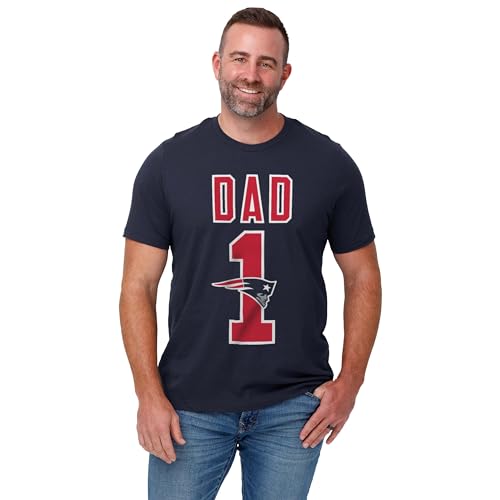 Image of FOCO NFL Mens NFL Team Logo Tee Shirt #1 Dad T-Shirt