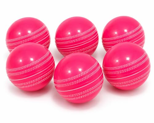 Image of I-10 Rubber Cricket Ball for Practice and Training | Synthetic Rubber Cricket Ball | High Bounce Cricket Practice Ball | Indoor Outdoor Use | Durable Cricket Coaching Ball | 110-120 g | Pack of 6