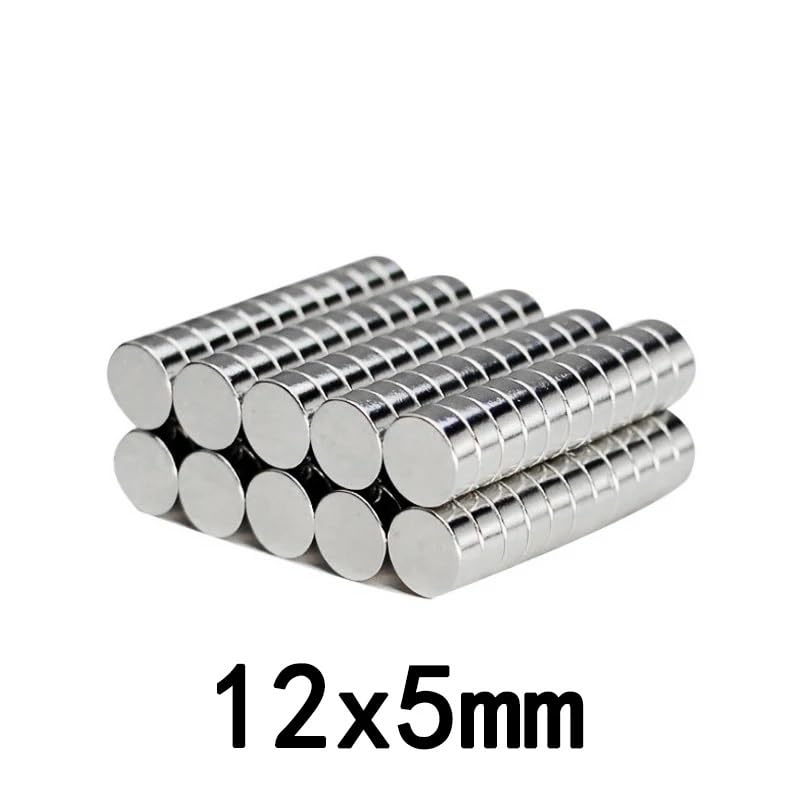 10/20/50/100pcs 12x5 mm 12mmx5mm Permanent Round 12x5mm Neodymium Super Magnetic 12 * 5 mm Magnet(50pcs)