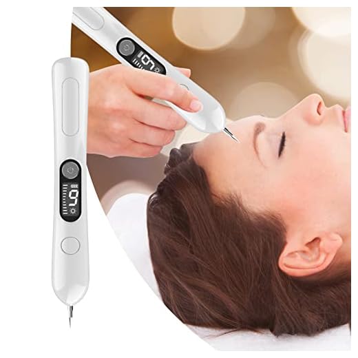 Blue Light Remover, Electronic Face Skin Scar Removal Pens Portable Electric Remover Tool For Face And Body, Skin Removal Girls & Women (White)