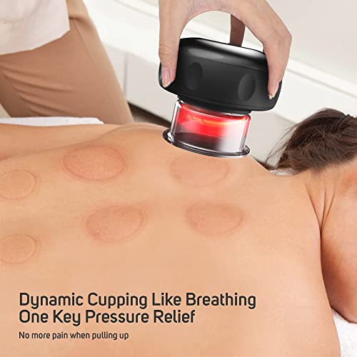 Fivesense Electric Cupping Set Gua Sha Cupping Machine Vacuum Therapy Device - Electric Scraping Neck And Back Massager With 12 Massage Mode - Cellulite Remover Massage Therapy Cups #TOP7