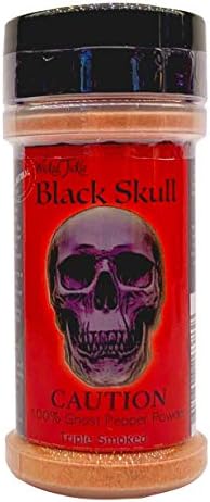 Wicked Tickle Black Skull Smoked Ghost Pepper Powder