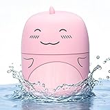 CloudMades Cute Dinosaur-Shaped Toilet Bowl Cleaner Bottle, Bathroom Toilet Tank Cleaner with Peach Scent,One bottle lasts for 90 days (1, red)