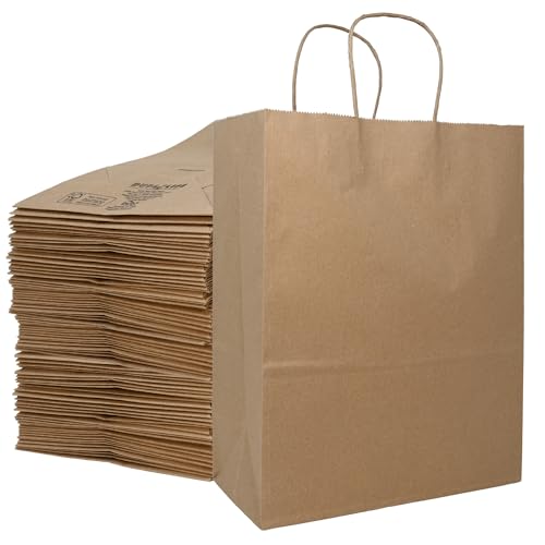 Sac de courses Kraft naturel 13x7x13 Duro ID 87523 JR Mart