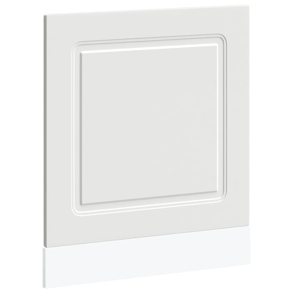 Tomostar Façade de Porte Lave Vaisselle, Panneau de Lave-Vaisselle Accessoire pour Lave-Vaisselle Cuisine Kalmar Blanc 60x1,5x67 cm