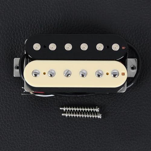 Image of FLEOR Zebra Guitar Humbucker Pickups Alnico 5 Bridge Pickup 14-15k
