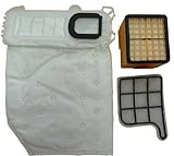 18 Vliestüten geeignet Vorwerk Kobold VK 135 / 136 plus ein Motorfilter und ein Hepa Filter