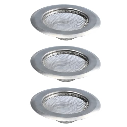 Coladores para fregadero de cocina de acero inoxidable 3 piezas 4.5"