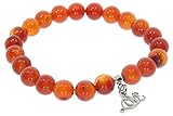 Karneol Kugel Armband . Jetzt Online bei Heilsteinoase24 entdecken! Heilsteinoase24: Toller Schmuck – Steine – Mineralien und vieles mehr.