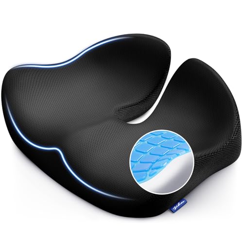 ZIKEE Pioneering Gel Seat Cushion for Sitting Without Stuffiness, Ergonomic