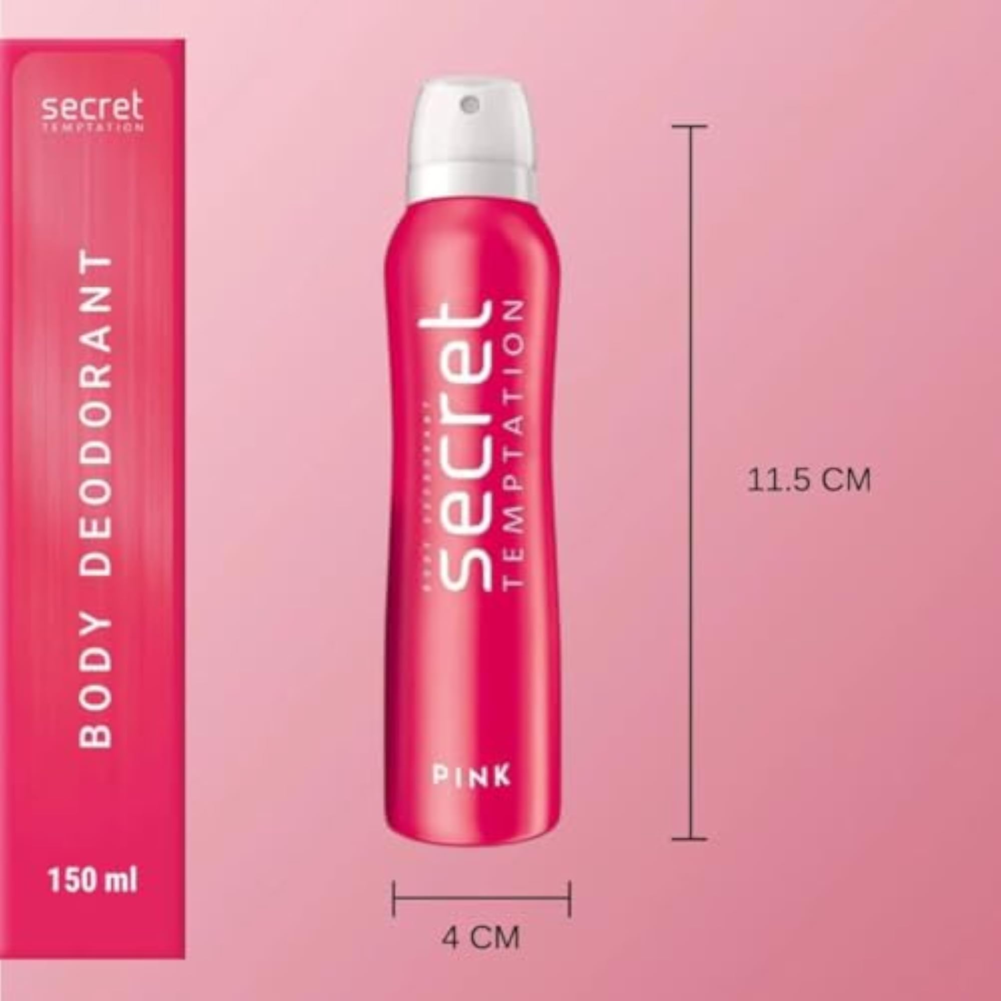 Secret Temptation Passion and Pink Deodorant Pack of 2