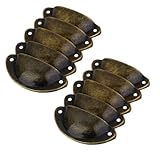 Bouton de porte en demi-cercle - taille : environ 82 x 35 x 18 mm ; distance trou à trou : 65 mm. boutons de porte en forme de demi-cercle, très simples, délicats et pratiques.