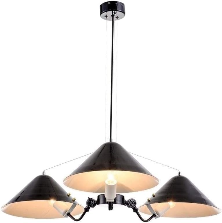 Lampe suspendue salle à manger plafonnier moderne noir escalier