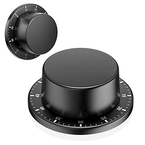 【Funzionamento semplice, facile da usare】:Quando si utilizza il timer, assicurarsi che le lancette siano nella posizione 0. Prima di impostare l'ora, è necessario ruotare una volta le lancette dell'orologio in senso orario, quindi iniziare a impostare l'ora in senso antiorario. Questo puntatore ha 60 minuti, puoi impostarlo in qualsiasi momento, basta ruotare il puntatore, sia gli adulti che i bambini possono operare.