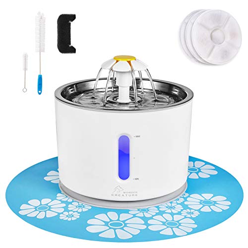 stainless steel cat water fountain