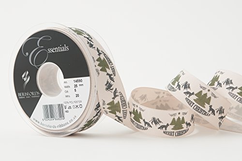 Berisfords Mountain Fox Ribbon Green