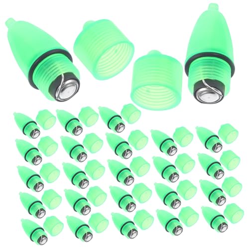Milisten 1 Juego Luz De Advertencia De Pesca En El Mar Luces De Tira Llevadas Ligero Faro Noche Luces Led Lamparas Led Alarma De Pesca Luz De Alarma De Plástico Abs Light Green 25 Piezas