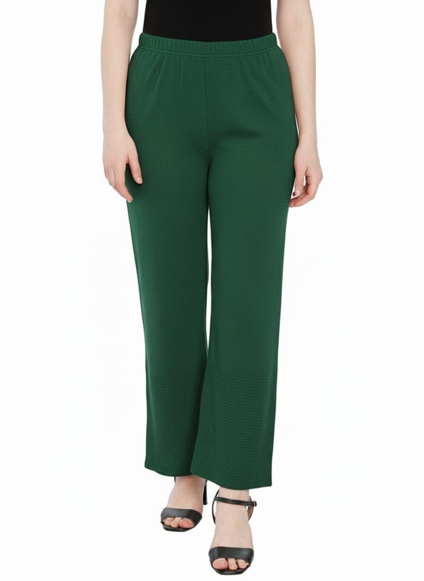 tnq Women's Winter Wear Woolen Full Length Palazzo Pants|| Woolen Trouser || Winter Palazzo with Bottom Design-picture-19